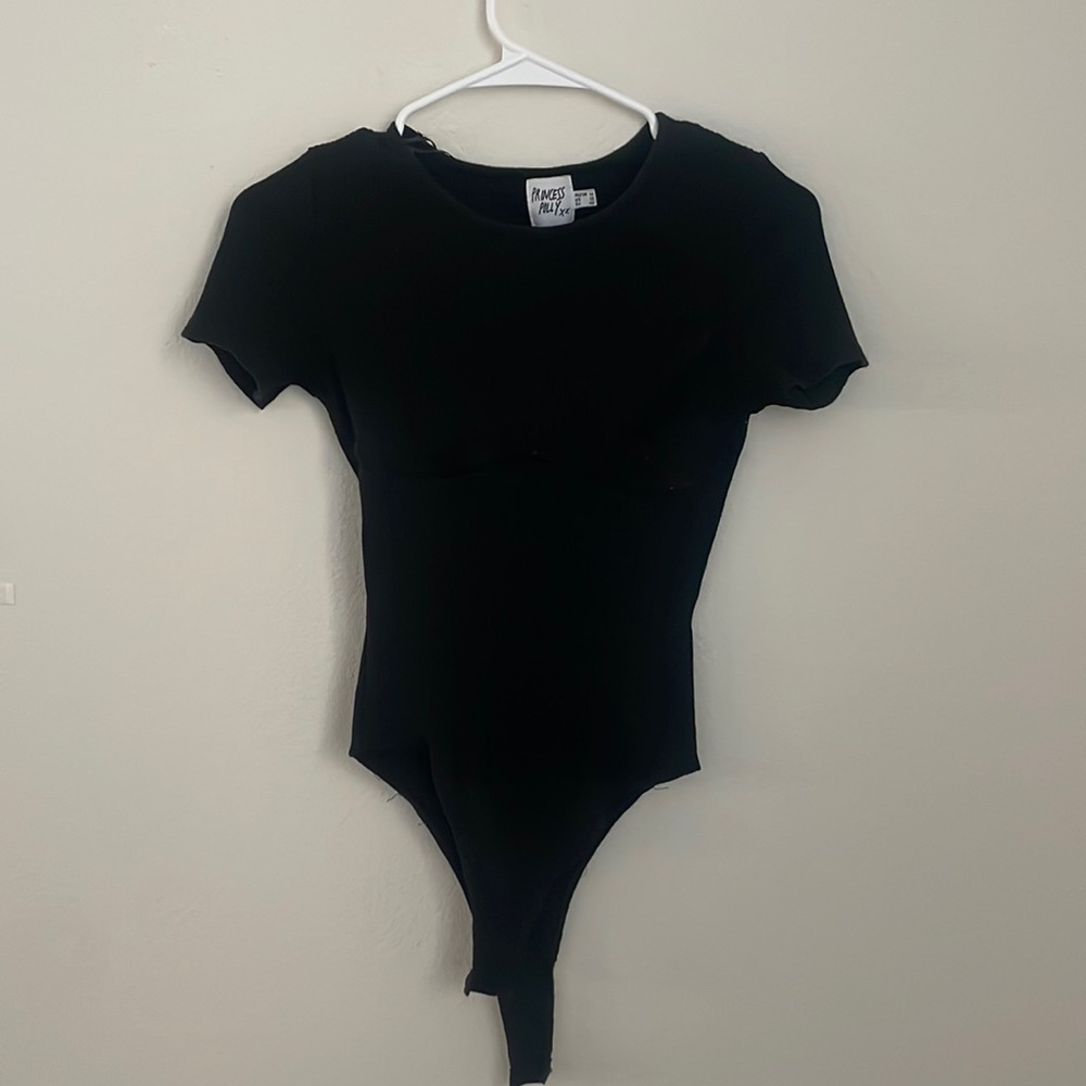 Princess Polly Moving Mountains Black Bodysuit